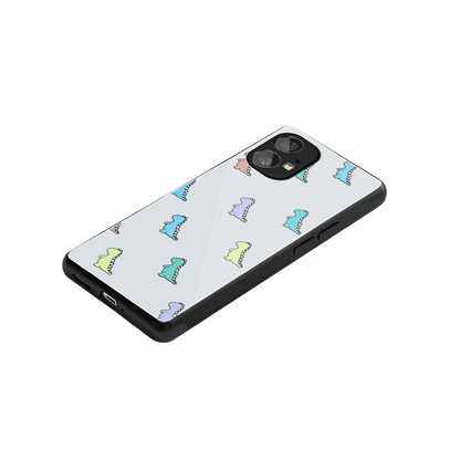 Dino stylish phone case for nothing phone 1 | glossy glass and slim fit