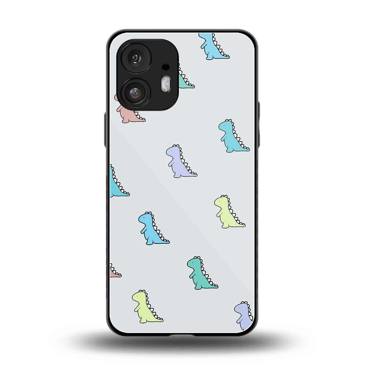 Dino back phone cover | glass case for nothing phone 2