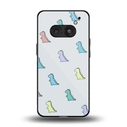 Dino back phone cover | glass case for nothing phone 2a plus