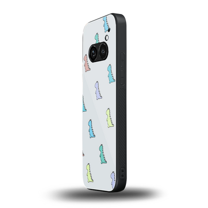 Dino nothing phone 2a plus mobile cover | shockproof glass phone case