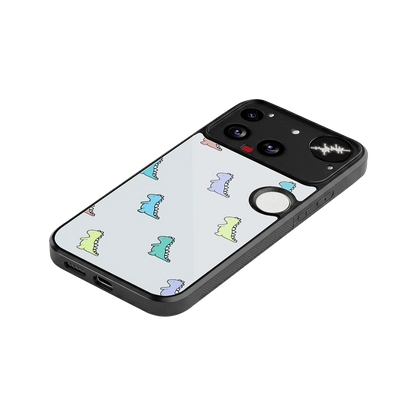Dino stylish phone case for nothing phone 3 | glossy glass and slim fit