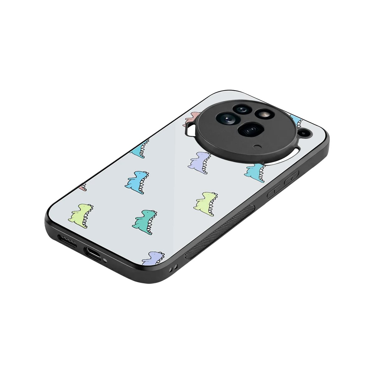 Dino stylish phone case for nothing phone 3a pro | glossy glass and slim fit