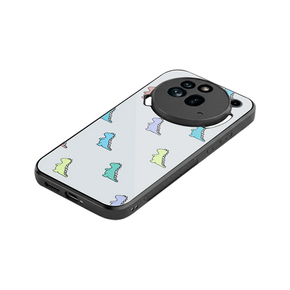 Dino stylish phone case for nothing phone 3a pro | glossy glass and slim fit