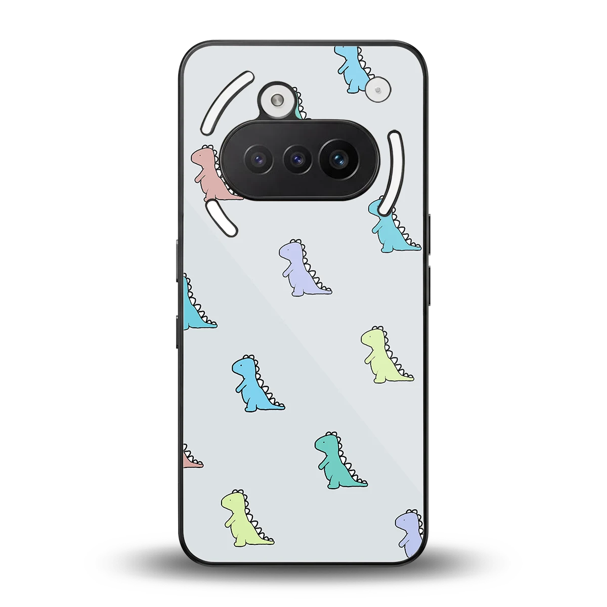 Dino back phone cover | glass case for nothing phone 3a
