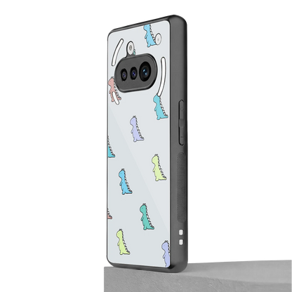 Dino nothing phone 3a mobile cover | shockproof glass phone case