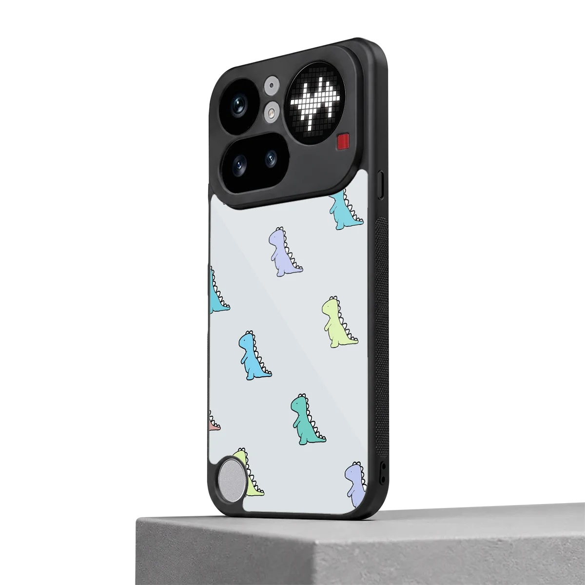 Dino nothing phone 4a pro mobile cover | shockproof glass phone case