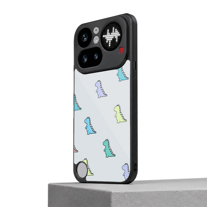 Dino nothing phone 4a pro mobile cover | shockproof glass phone case