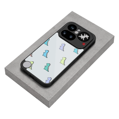 Dino stylish phone case for nothing phone 4a pro | glossy glass and slim fit