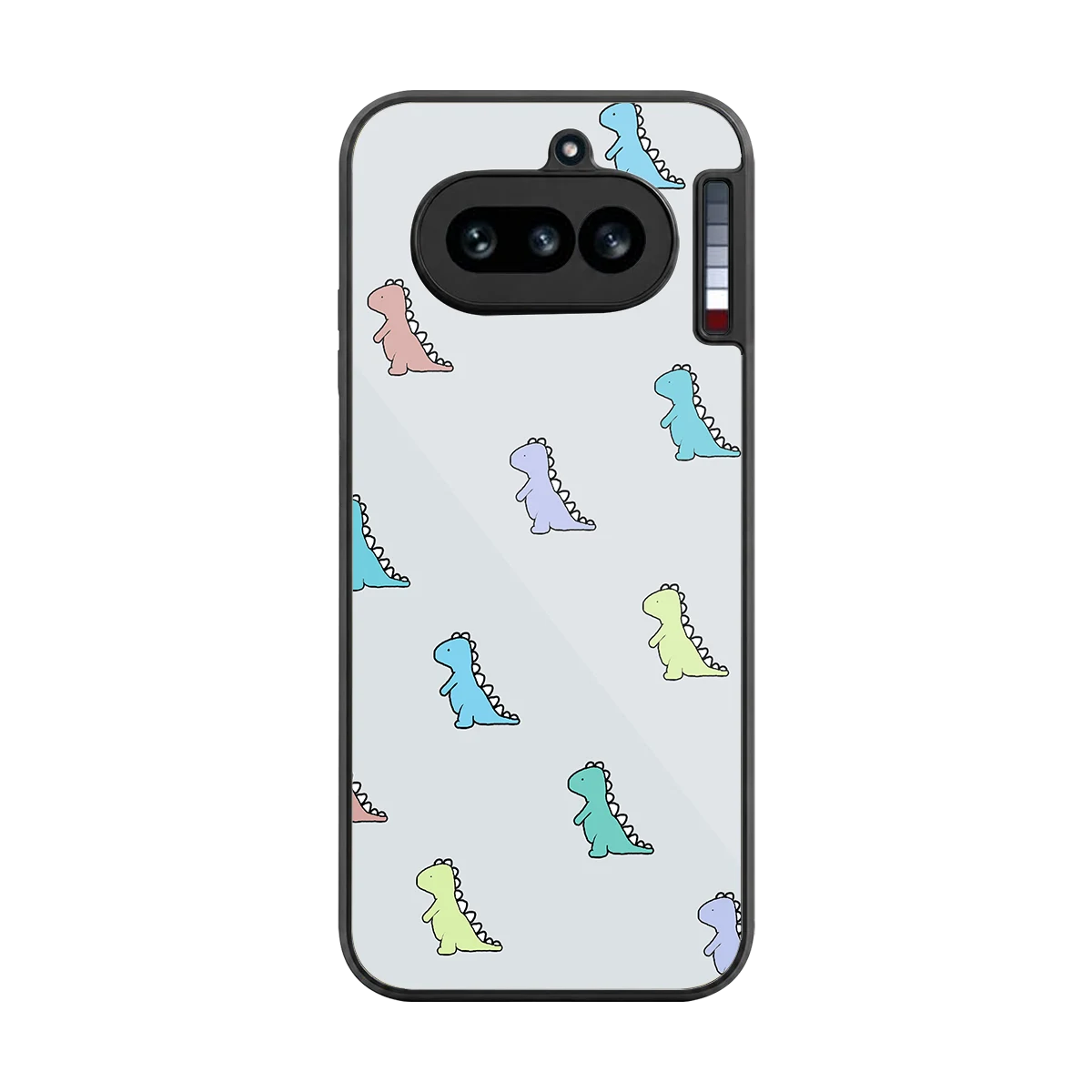 Dino back phone cover | glass case for nothing phone 4a