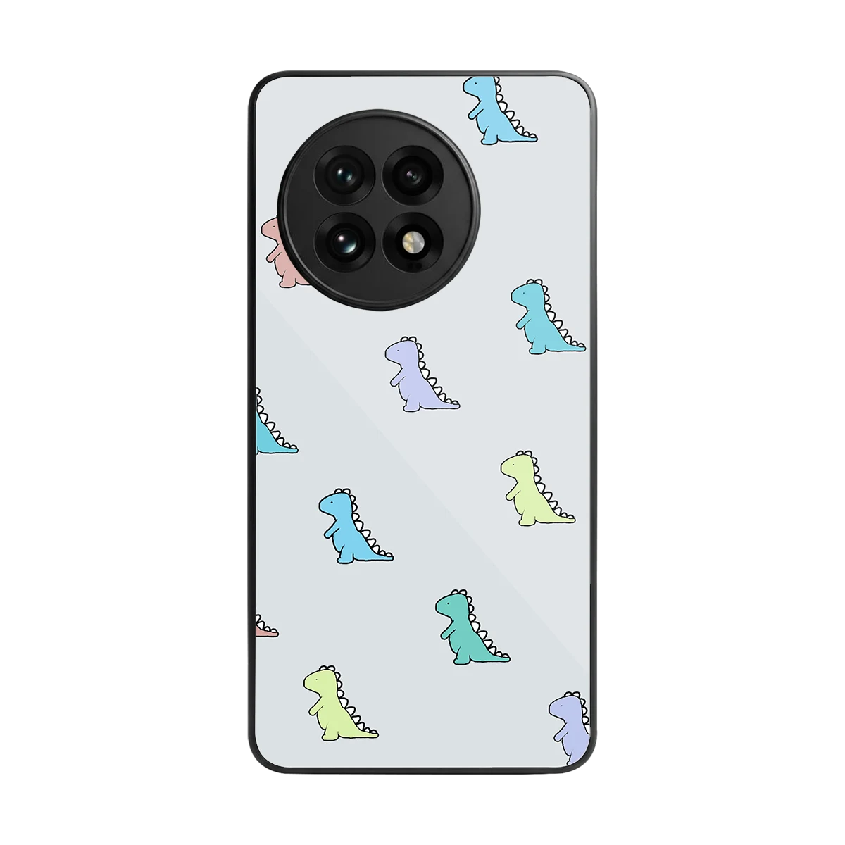 Dino back phone cover | glass case for oneplus 13r