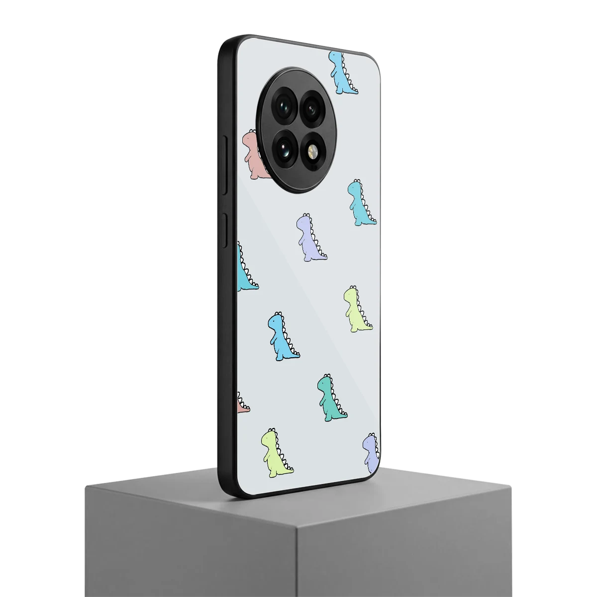 Dino oneplus 13r mobile cover | shockproof glass phone case