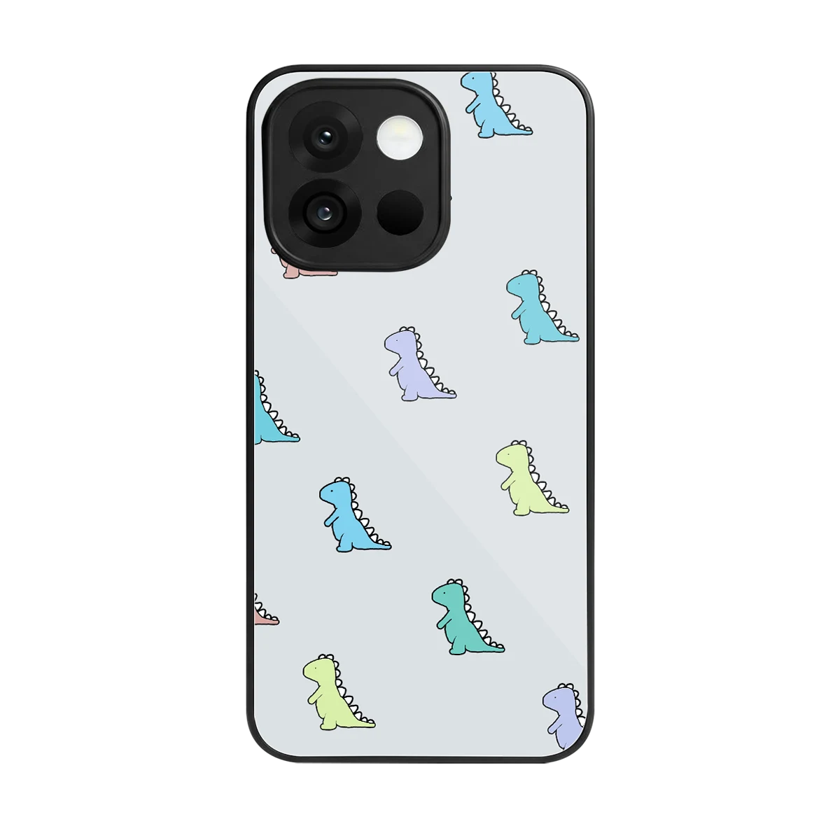 Dino back phone cover | glass case for oneplus 13s