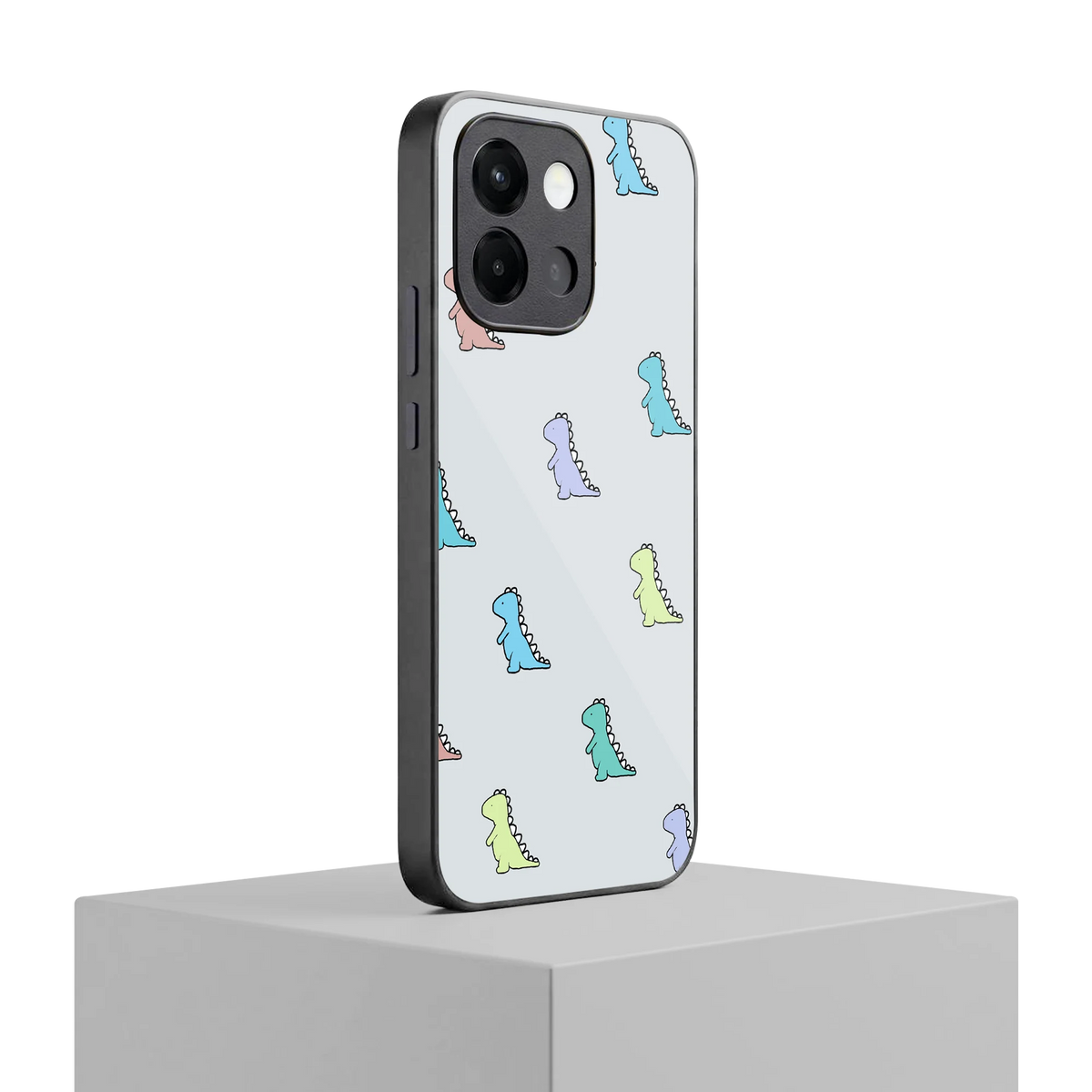 Dino oneplus 13s mobile cover | shockproof glass phone case