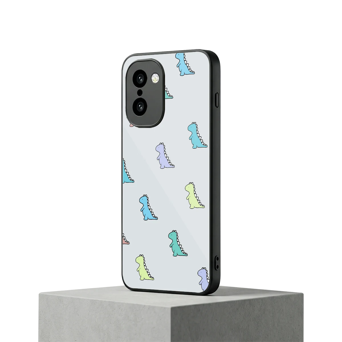 Dino oneplus 15r mobile cover | shockproof glass phone case