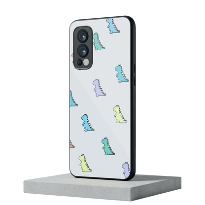 Dino oneplus nord 2 mobile cover | shockproof glass phone case