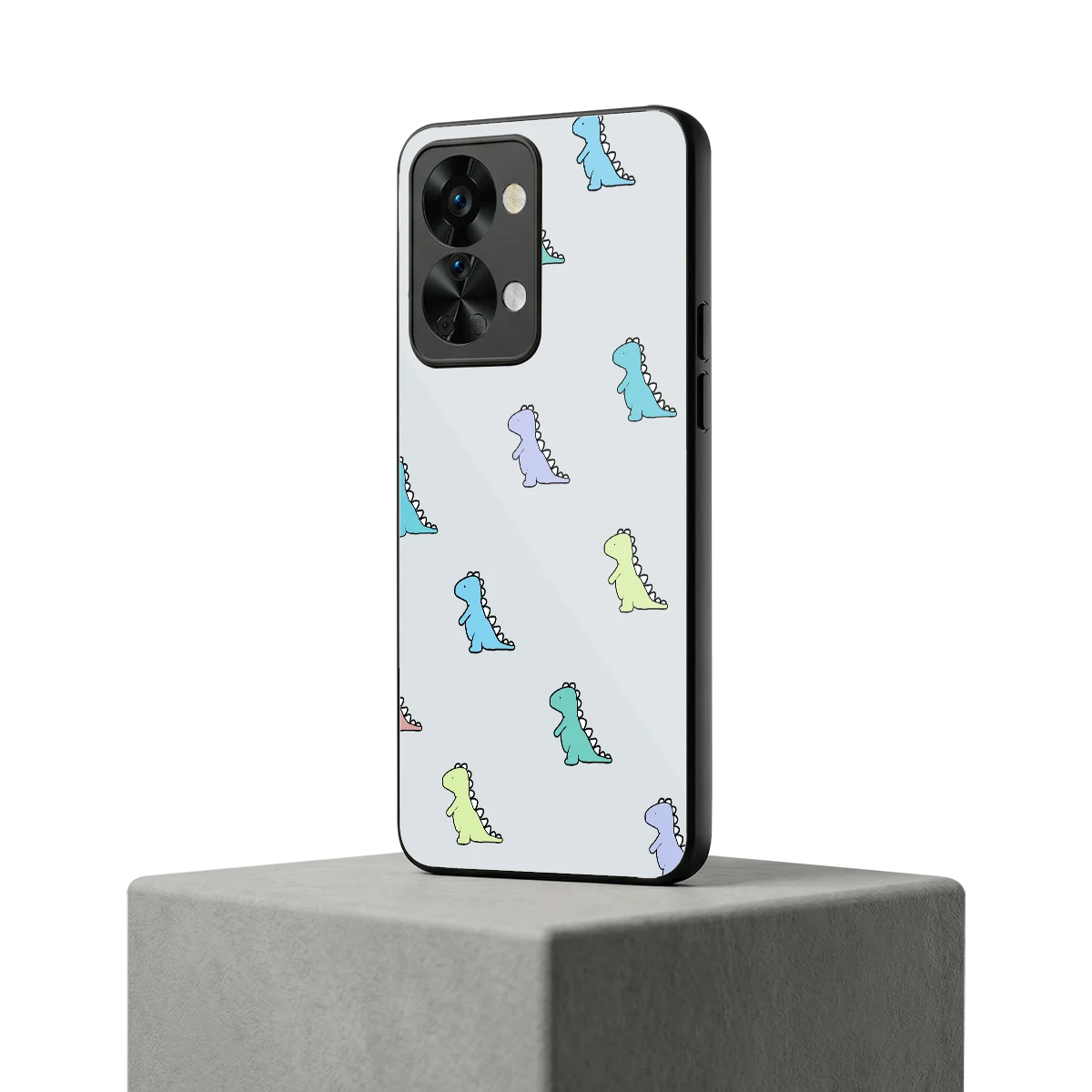 Dino oneplus nord 2t mobile cover | shockproof glass phone case