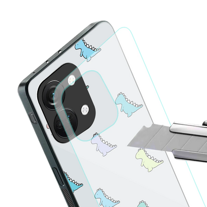 Dino stylish phone case for oneplus nord 3 | glossy glass and slim fit