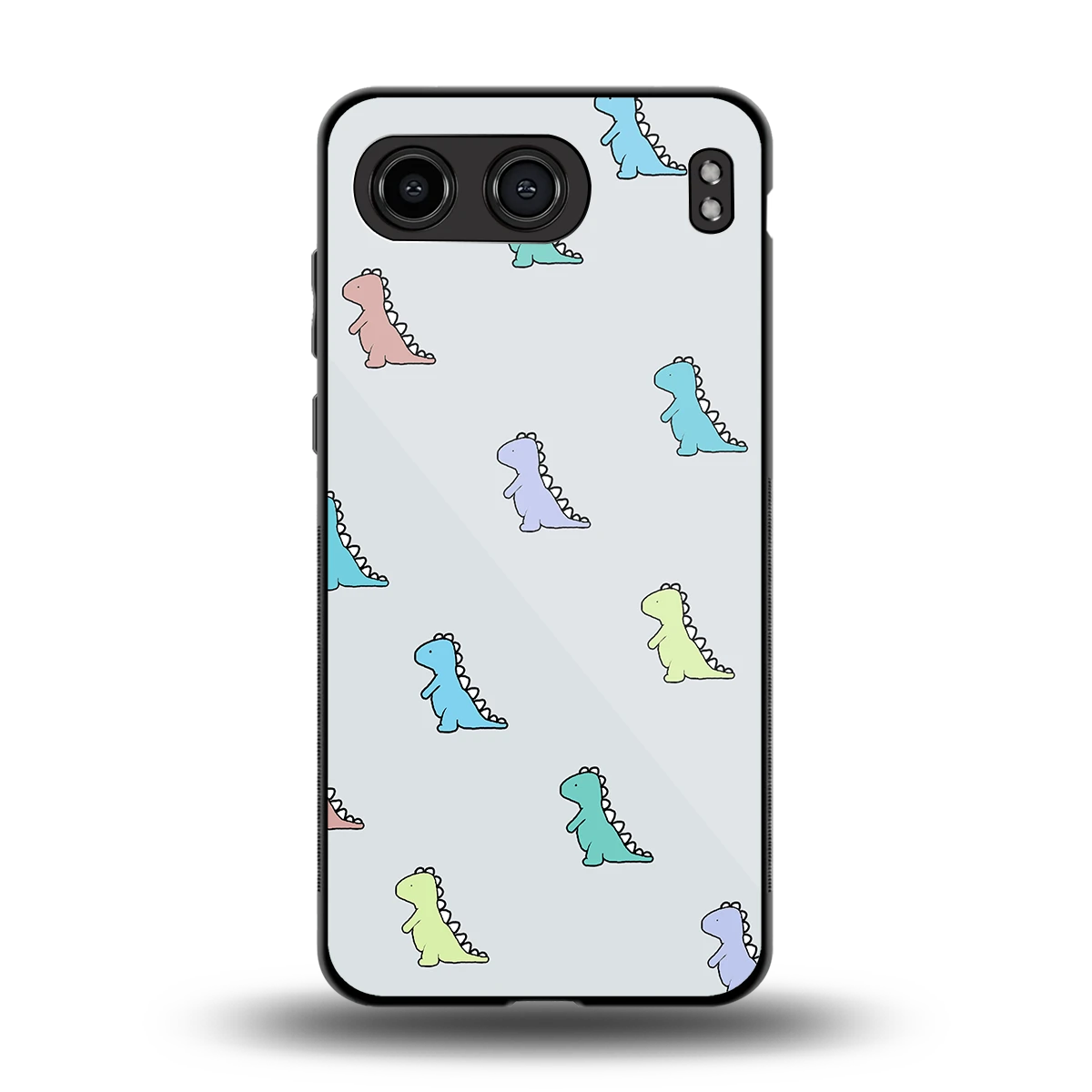 Dino back phone cover | glass case for oneplus nord 4