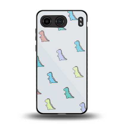 Dino back phone cover | glass case for oneplus nord 4