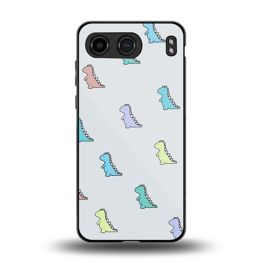 Dino back phone cover | glass case for oneplus nord 4