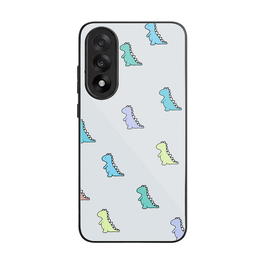 Dino back phone cover | glass case for oneplus nord 5