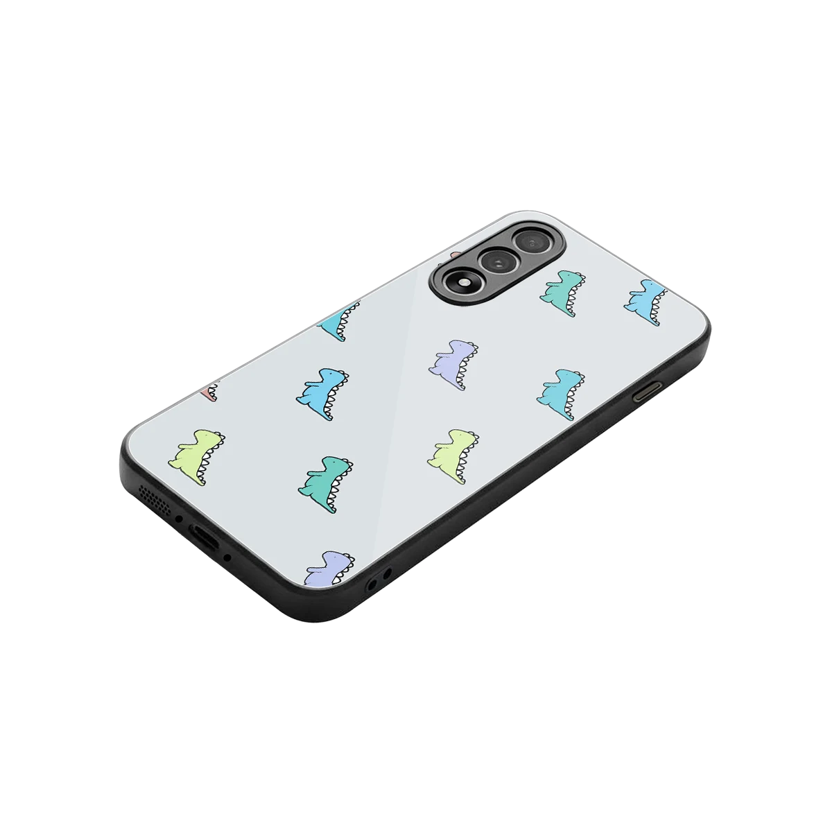 Dino stylish phone case for oneplus nord 5 | glossy glass and slim fit