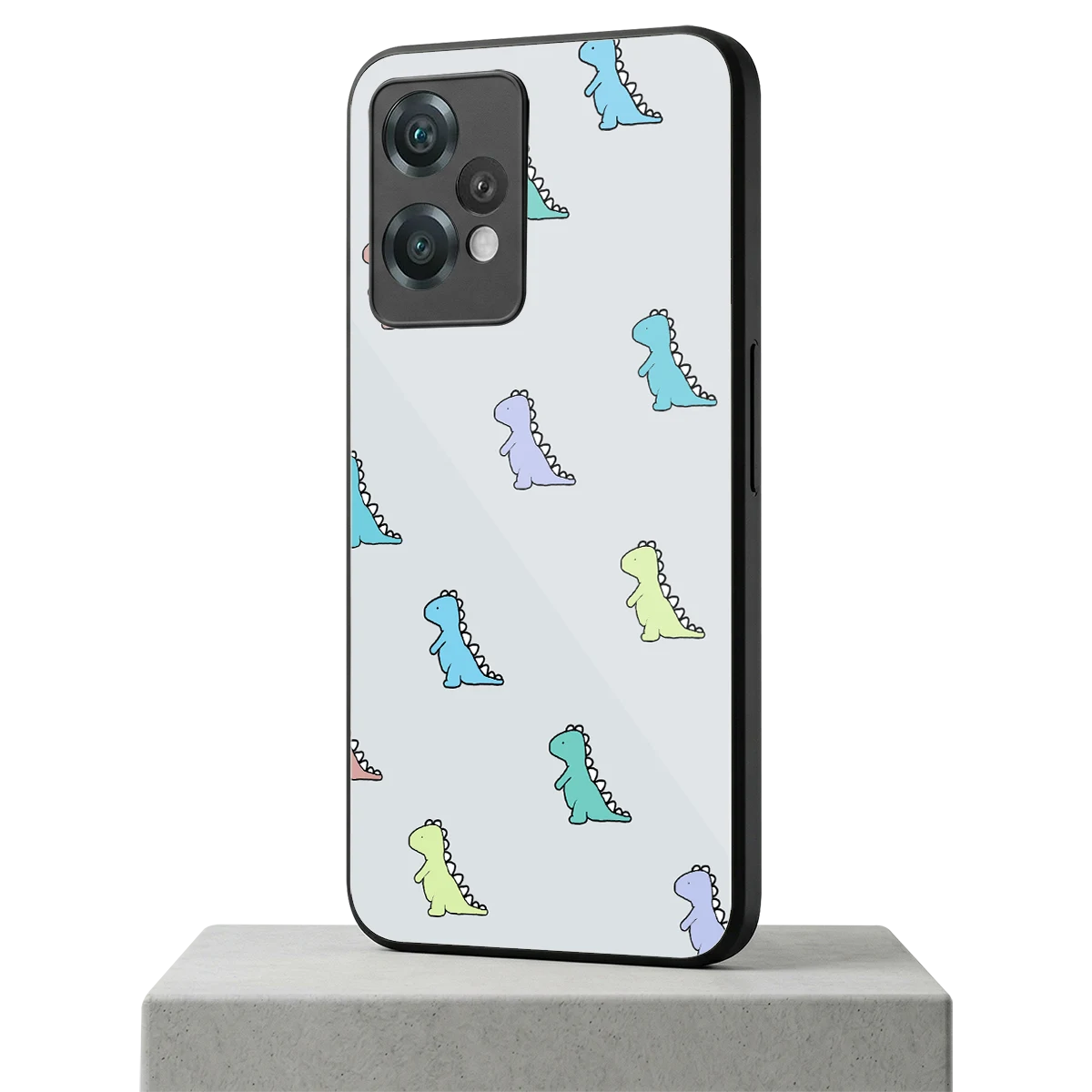 Dino oneplus nord ce 2 lite mobile cover | shockproof glass phone case