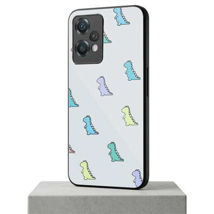 Dino oneplus nord ce 2 lite mobile cover | shockproof glass phone case