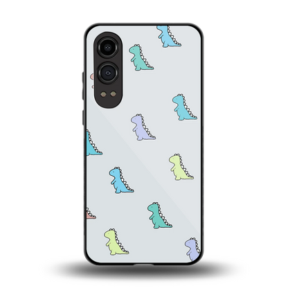 Dino back phone cover | glass case for oneplus nord ce 4 lite