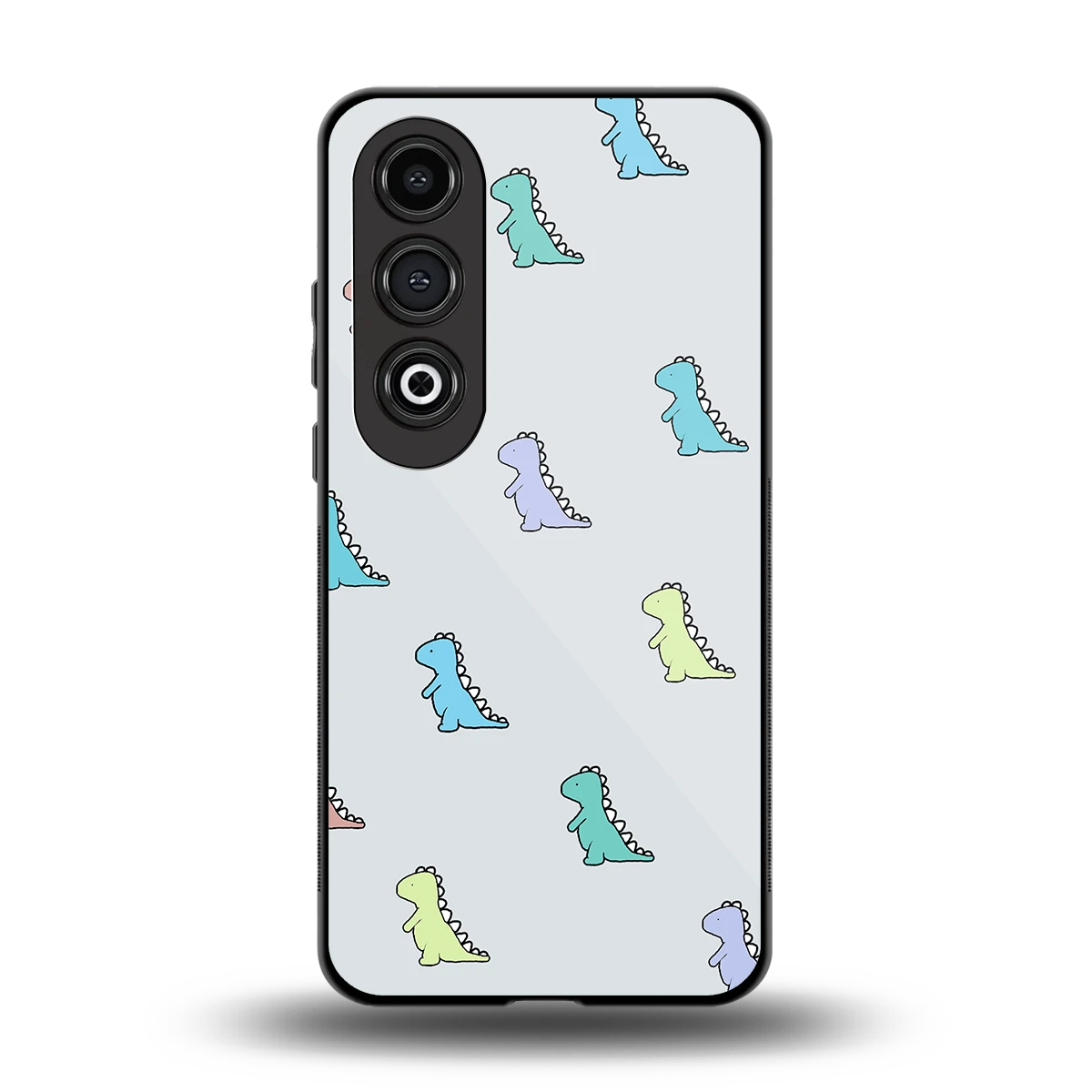 Dino back phone cover | glass case for oneplus nord ce 4