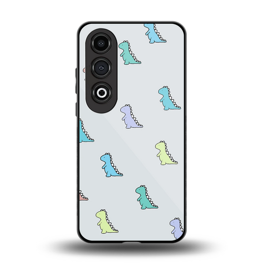 Dino back phone cover | glass case for oneplus nord ce 4