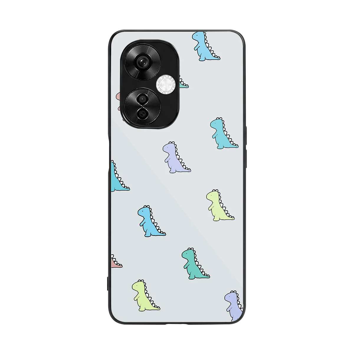 Dino back phone cover | glass case for oneplus nord ce 3 lite