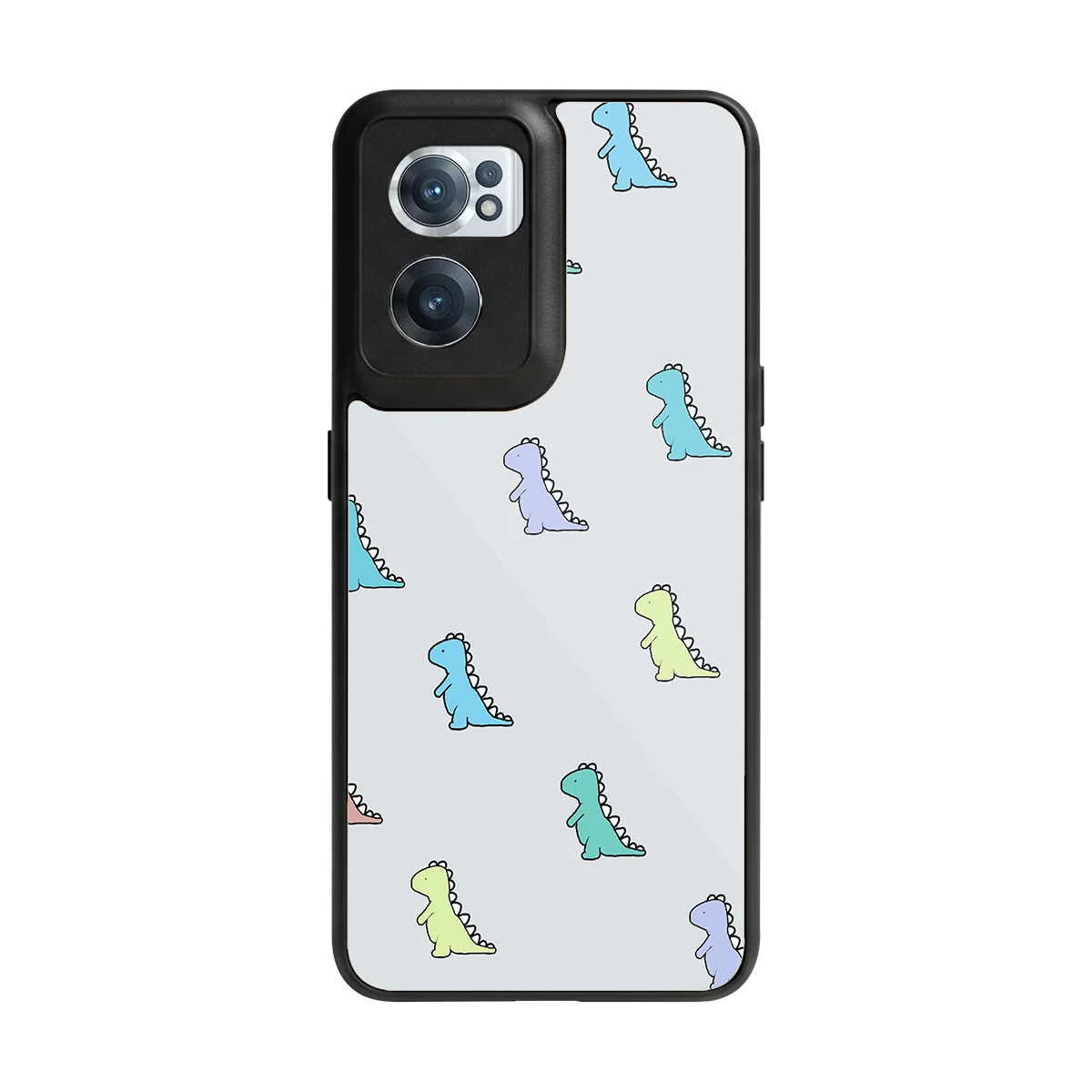 Dino back phone cover | glass case for oneplus nord ce 2