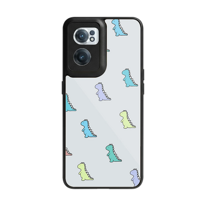 Dino back phone cover | glass case for oneplus nord ce 2
