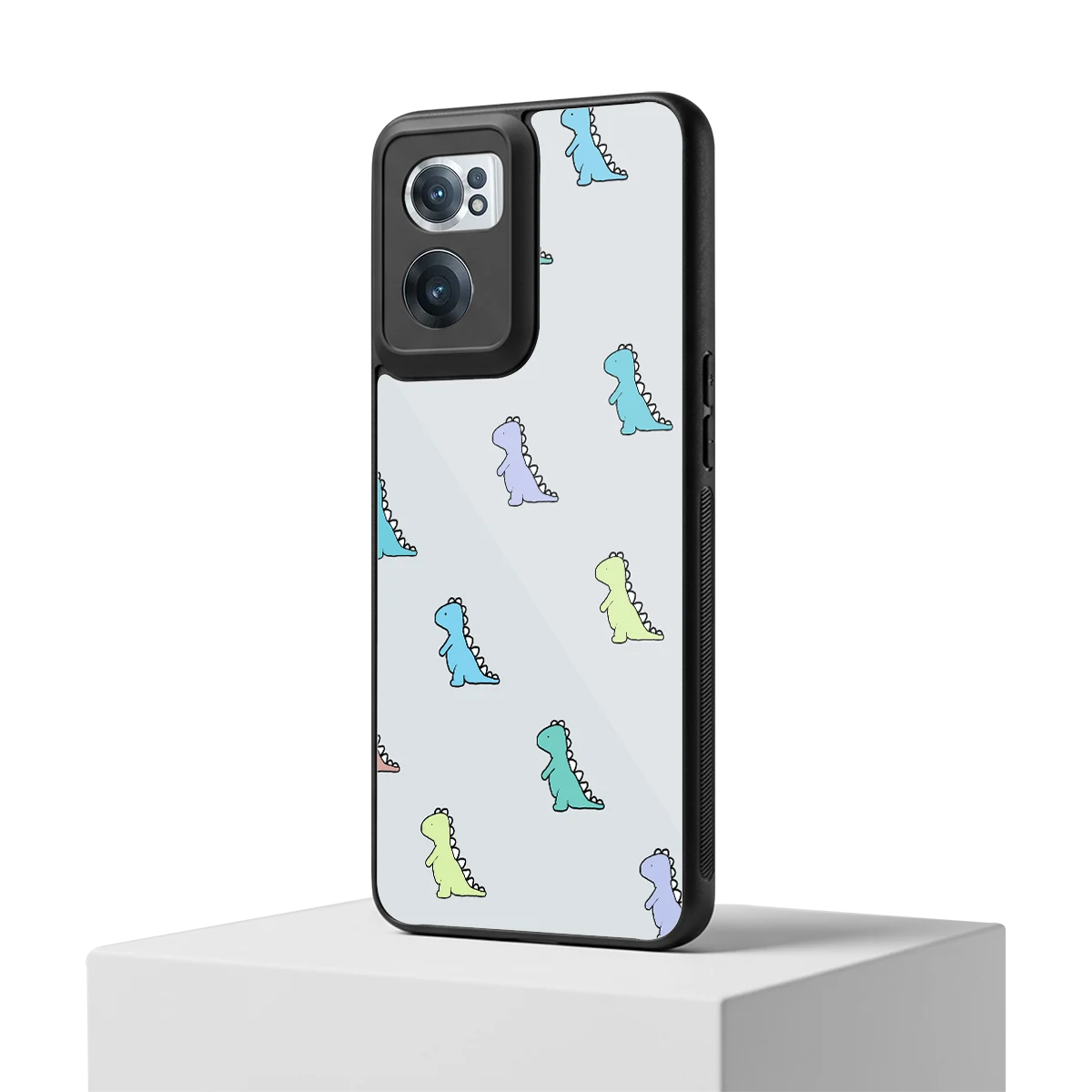 Dino oneplus nord ce 2 mobile cover | shockproof glass phone case