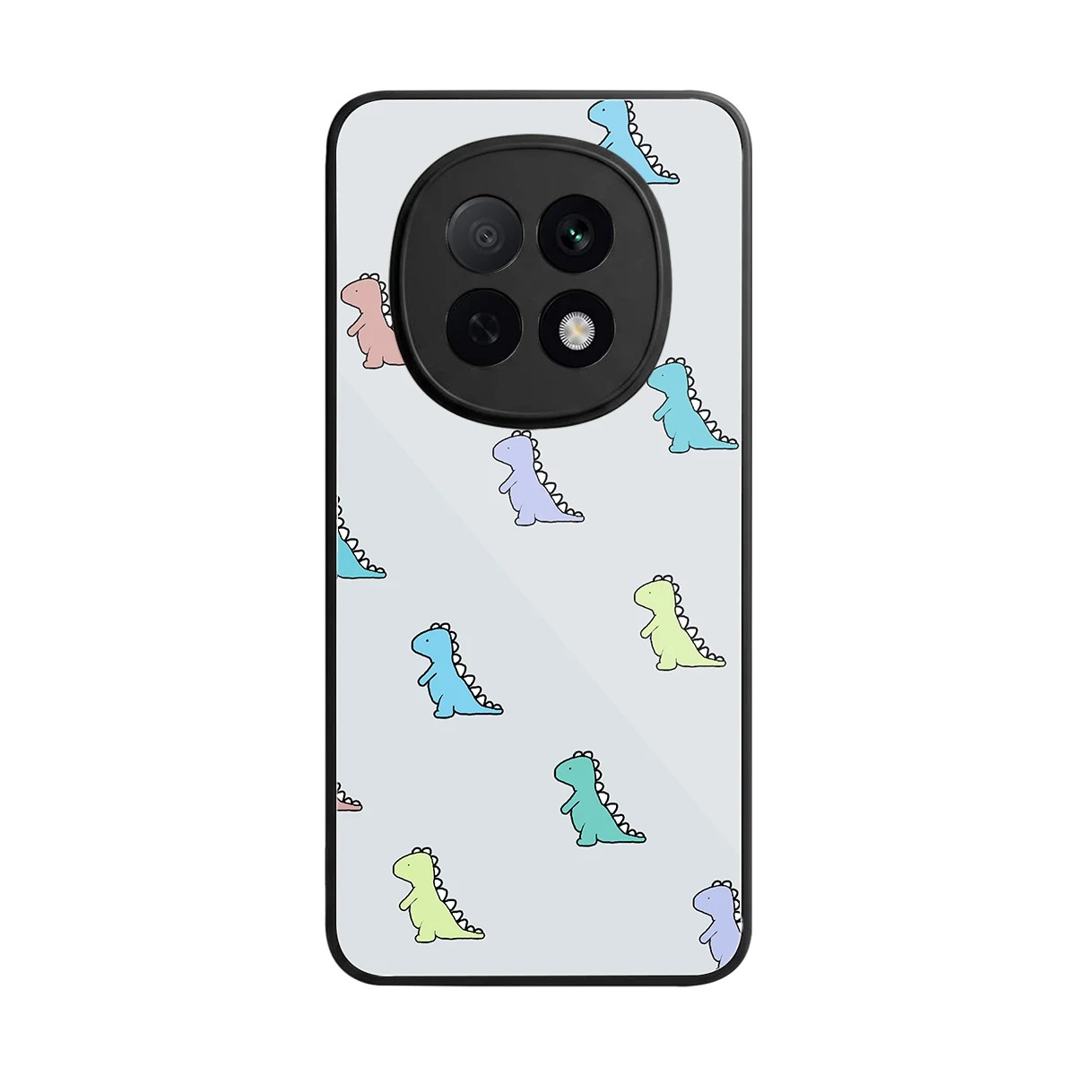 Dino back phone cover | glass case for oppo f29 pro 5g