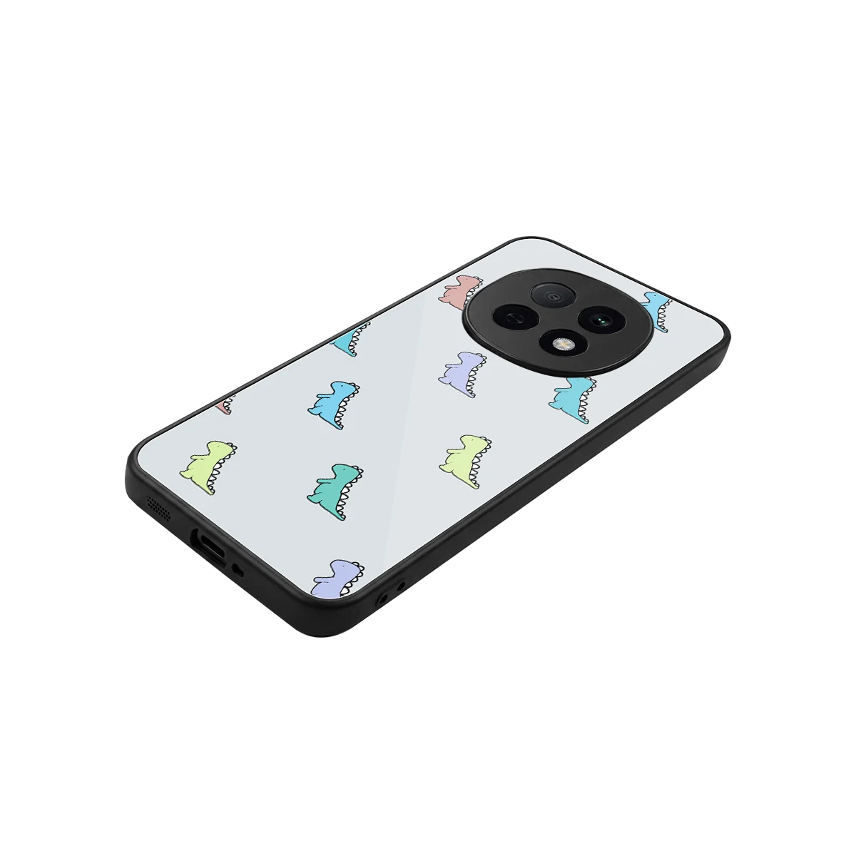 Dino stylish phone case for oppo f29 pro 5g | glossy glass and slim fit