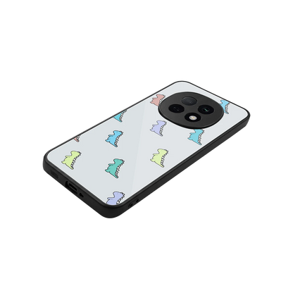Dino stylish phone case for oppo f29 pro 5g | glossy glass and slim fit