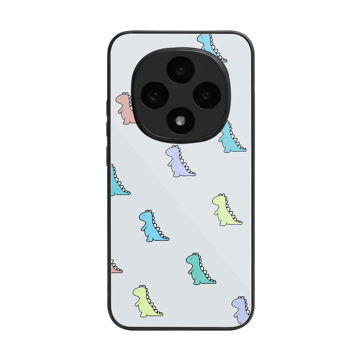 Dino back phone cover | glass case for oppo f31 pro 5g