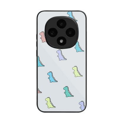Dino back phone cover | glass case for oppo f31 pro 5g