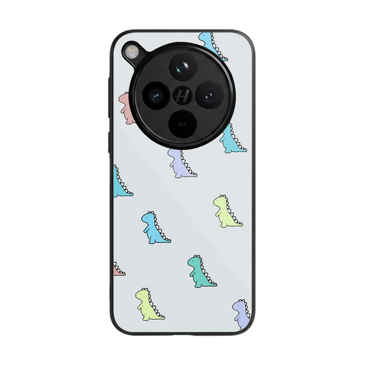 Dino back phone cover | glass case for oppo find x8