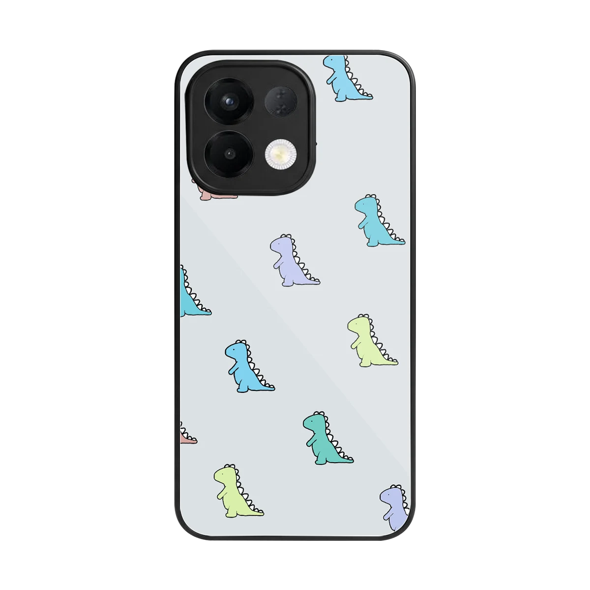 Dino back phone cover | glass case for oppo k13 5g