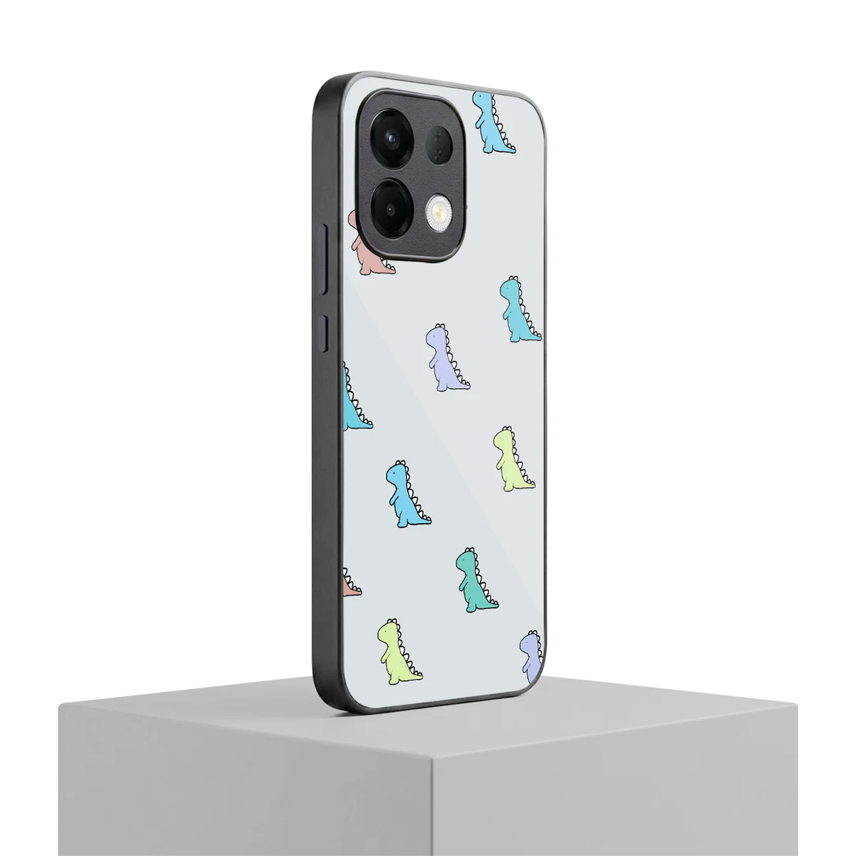 Dino oppo k13 5g mobile cover | shockproof glass phone case