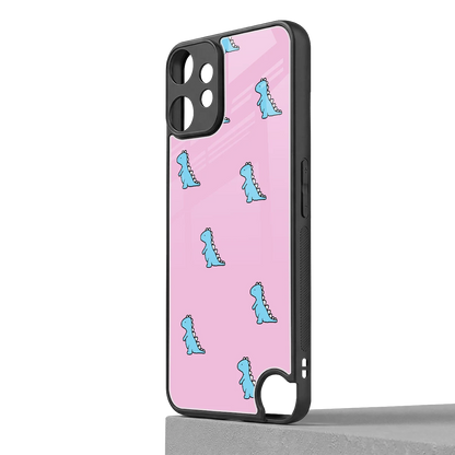 Dino Pink cmf nothing phone 2 pro mobile cover | shockproof glass phone case