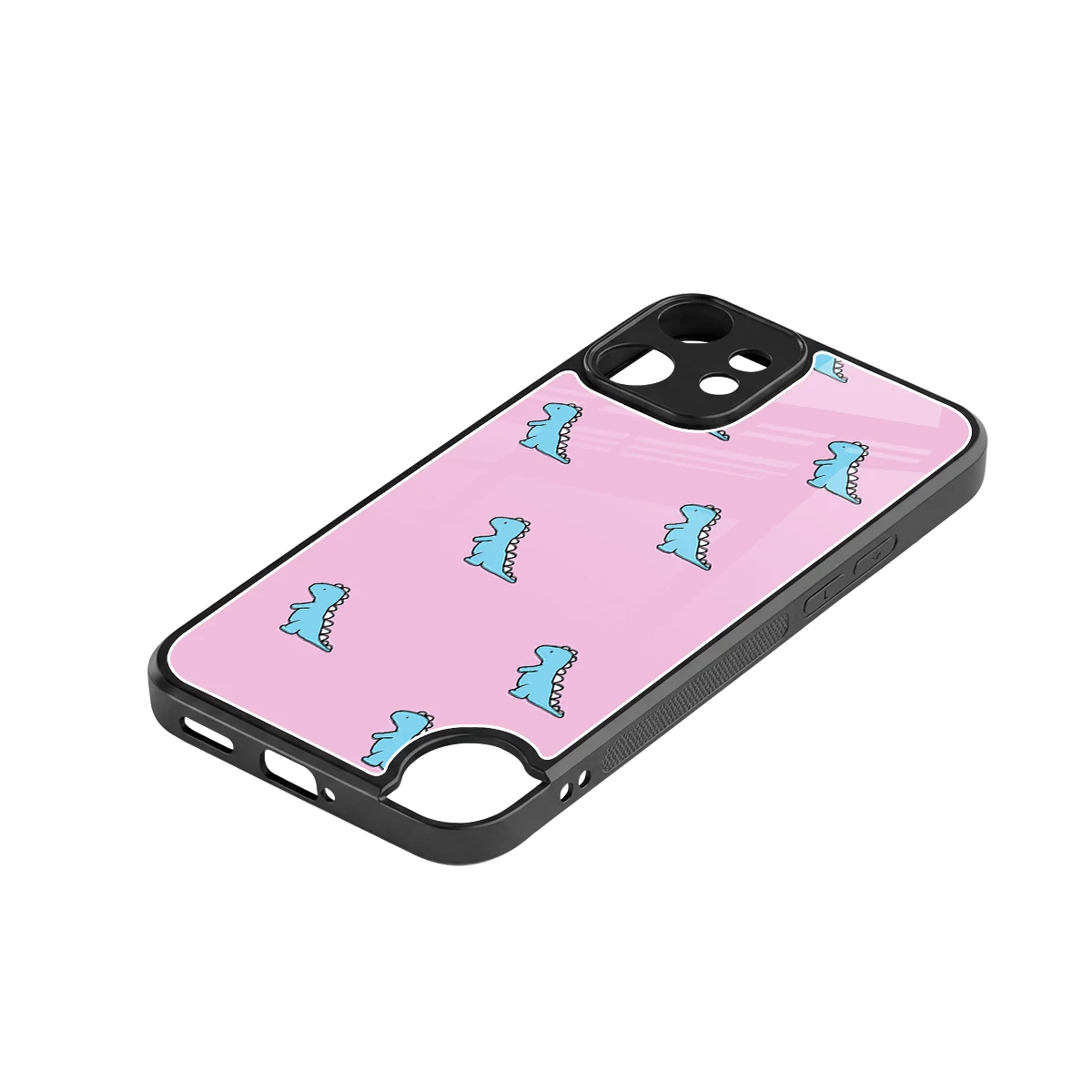 Dino Pink stylish phone case for cmf nothing phone 2 pro | glossy glass and slim fit