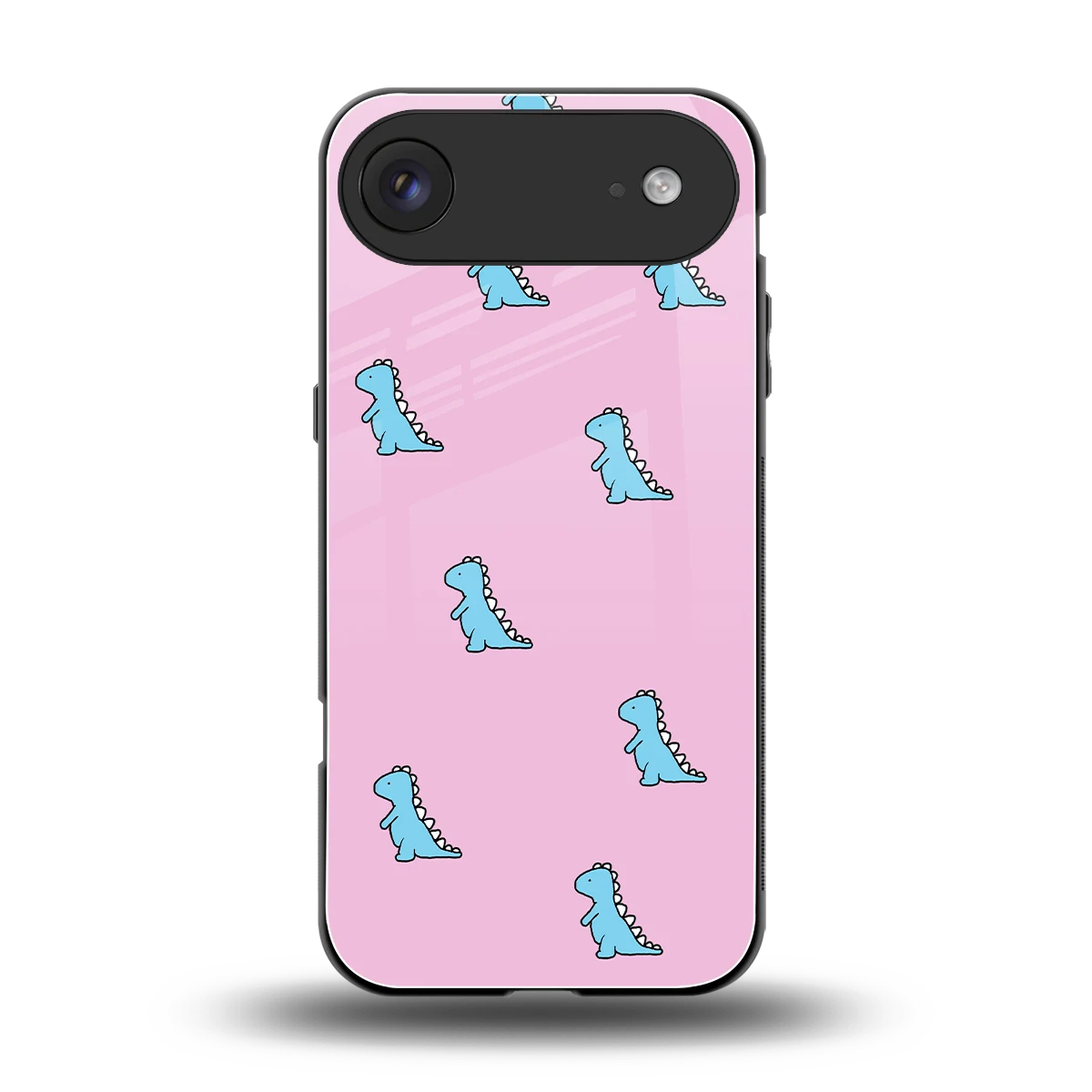 Dino Pink back phone cover | glass case for iphone air