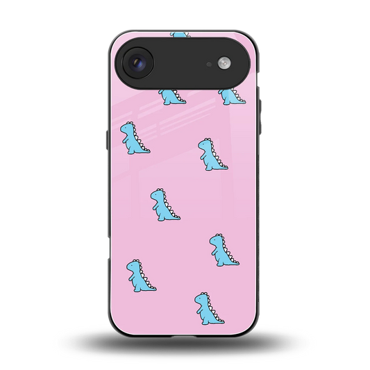 Dino Pink back phone cover | glass case for iphone air