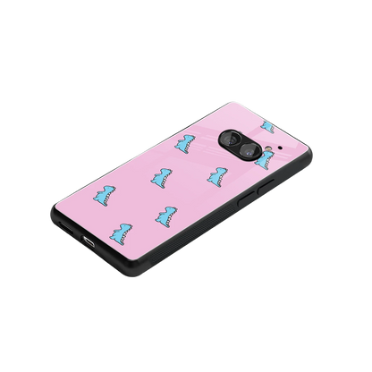Dino Pink stylish phone case for nothing phone 2a plus | glossy glass and slim fit