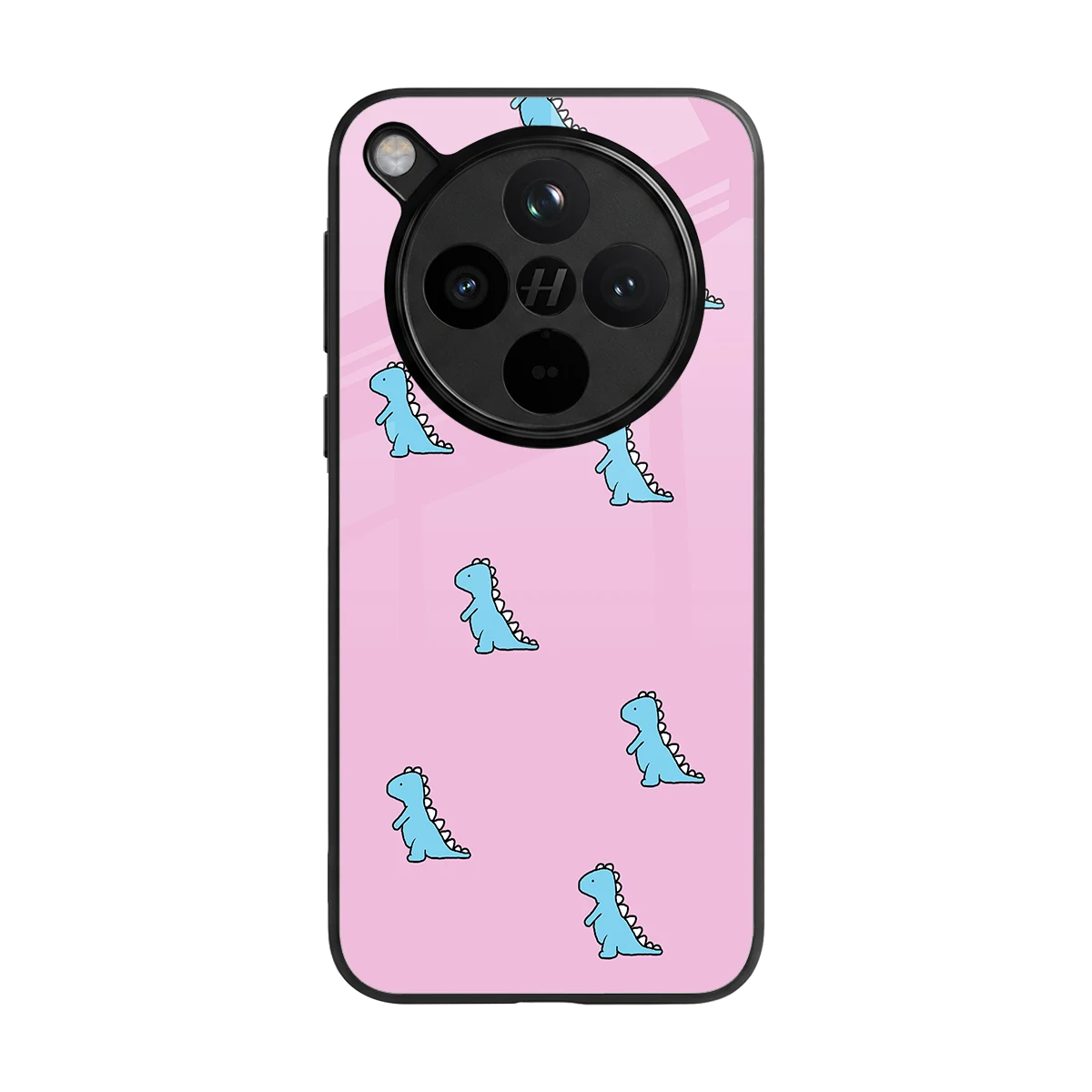 Dino Pink back phone cover | glass case for oppo find x8
