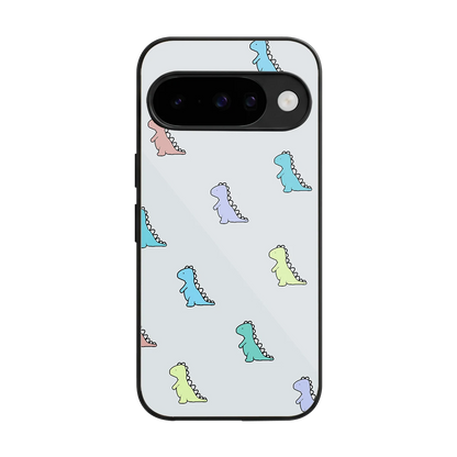 Dino back phone cover | glass case for google pixel 10